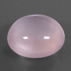 24,65 ctw natürlicher rosafarbener Rosenquarz, Transparent, Transparent / Lichtdurchlässig