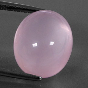 17,91 ctw natürlicher rosafarbener Rosenquarz, Transparent, Transparent / Lichtdurchlässig