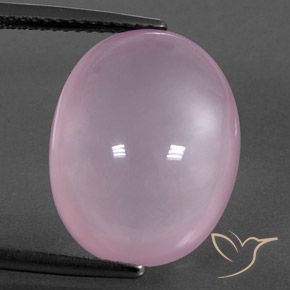 14,26 ctw natürlicher rosafarbener Rosenquarz, Transparent, Transparent / Lichtdurchlässig