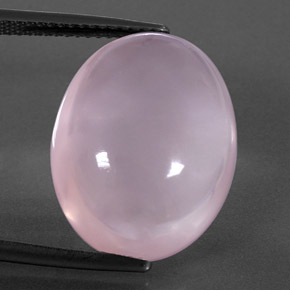 17,50 ctw natürlicher rosafarbener Rosenquarz, Transparent, Transparent / Lichtdurchlässig