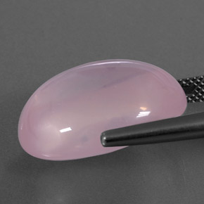 19,02 ctw natürlicher rosafarbener Rosenquarz, Transparent, Transparent / Lichtdurchlässig