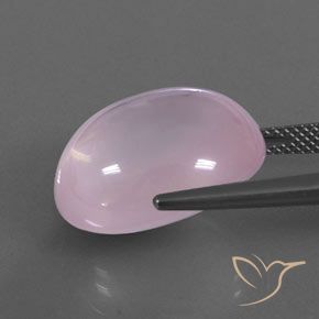 9,17 ctw natürlicher Helles Kirschrosa Rosenquarz, Oval, Transparent / Lichtdurchlässig