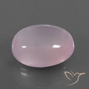 9,17 ctw natürlicher Kaugummi Rosa Rosenquarz, Oval, Transparent / Lichtdurchlässig