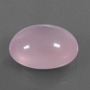 25,09 ctw natürlicher rosafarbener Rosenquarz, Transparent, Transparent / Lichtdurchlässig