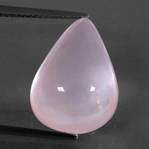 14,17 ctw natürlicher rosafarbener Rosenquarz, Transparent, Transparent / Lichtdurchlässig
