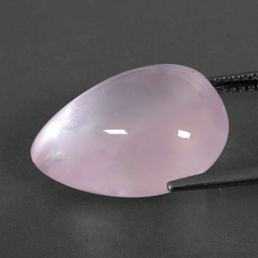 14,17 ctw natürlicher rosafarbener Rosenquarz, Transparent, Transparent / Lichtdurchlässig