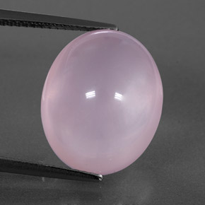 13,84 ctw natürlicher rosafarbener Rosenquarz, Transparent, Transparent / Lichtdurchlässig
