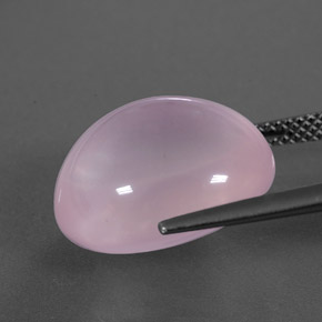 13,84 ctw natürlicher rosafarbener Rosenquarz, Transparent, Transparent / Lichtdurchlässig