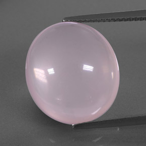 13,52 ctw natürlicher rosafarbener Rosenquarz, Transparent, Transparent / Lichtdurchlässig