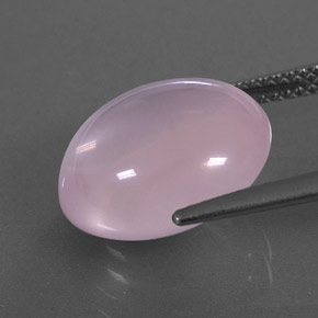 8,30 ctw natürlicher rosafarbener Rosenquarz, Transparent, Transparent / Lichtdurchlässig