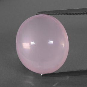 13,33 ctw natürlicher rosafarbener Rosenquarz, Transparent, Transparent / Lichtdurchlässig