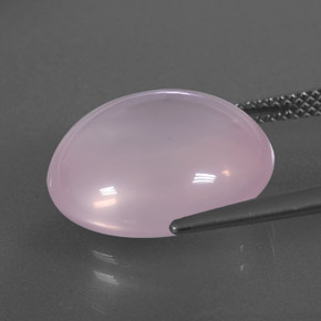 13,33 ctw natürlicher rosafarbener Rosenquarz, Transparent, Transparent / Lichtdurchlässig