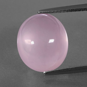 8,37 ctw natürlicher rosafarbener Rosenquarz, Transparent, Transparent / Lichtdurchlässig