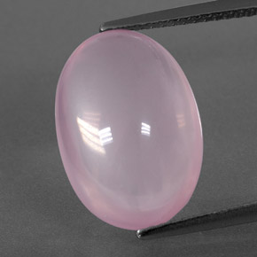 8,02 ctw natürlicher rosafarbener Rosenquarz, Transparent, Transparent / Lichtdurchlässig