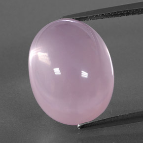 11,24 ctw natürlicher rosafarbener Rosenquarz, Transparent, Transparent / Lichtdurchlässig