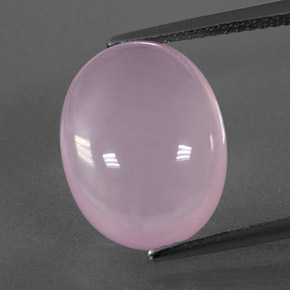 8,65 ctw natürlicher rosafarbener Rosenquarz, Transparent, Transparent / Lichtdurchlässig