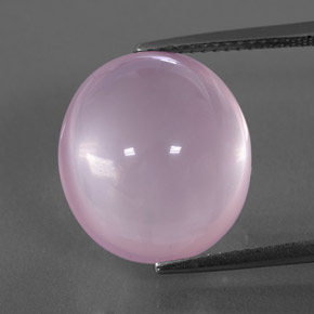 14,13 ctw natürlicher rosafarbener Rosenquarz, Transparent, Transparent / Lichtdurchlässig