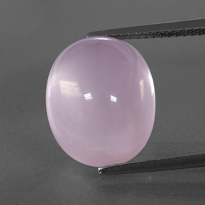 11,35 ctw natürlicher rosafarbener Rosenquarz, Transparent, Transparent / Lichtdurchlässig