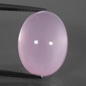 11,01 ctw natürlicher rosafarbener Rosenquarz, Transparent, Transparent / Lichtdurchlässig