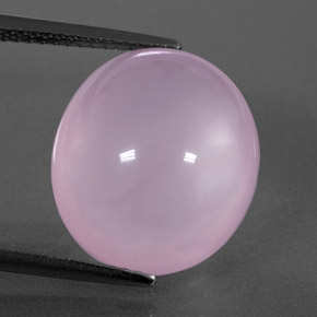11,45 ctw natürlicher rosafarbener Rosenquarz, Transparent, Transparent / Lichtdurchlässig