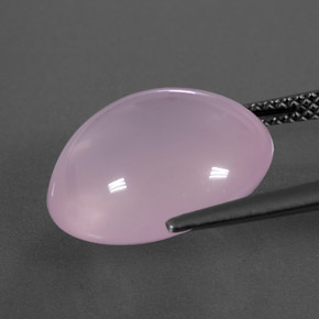 11,45 ctw natürlicher rosafarbener Rosenquarz, Transparent, Transparent / Lichtdurchlässig