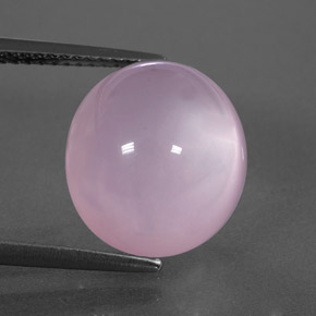 10,67 ctw natürlicher rosafarbener Rosenquarz, Transparent, Transparent / Lichtdurchlässig