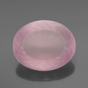 9,17 ctw natürlicher Pink Rosenquarz, Oval Schliff, Transparent