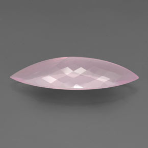 9,17 ctw natürlicher Pink Rosenquarz, Marquise, Transparent