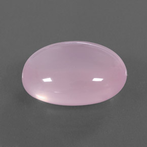 31,73 ctw natürlicher rosafarbener Rosenquarz, Oval Schliff, Transparent