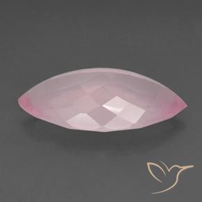 9,17 ctw natürlicher Mittelrosa Rosa Rosenquarz, Marquise, Transparent