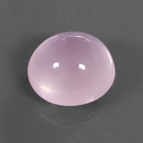 9,17 ctw natürlicher Kaugummi Rosa Rosenquarz, Oval Schliff, Transparent