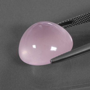 9,17 ctw natürlicher Kaugummi Rosa Rosenquarz, Oval Schliff, Transparent