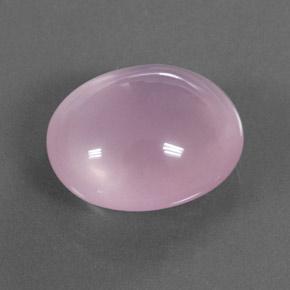 16,60 ctw natürlicher rosafarbener Rosenquarz, Oval Schliff, Transparent