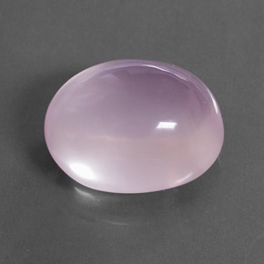 30,20 ctw natürlicher rosafarbener Rosenquarz, Oval Schliff, Transparent