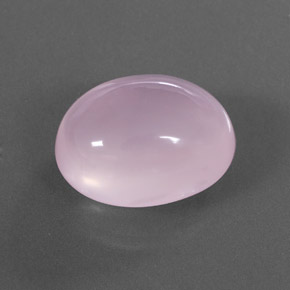 20,95 ctw natürlicher rosafarbener Rosenquarz, Oval Schliff, Transparent