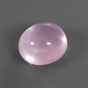 21,05 ctw natürlicher rosafarbener Rosenquarz, Oval Schliff, Transparent