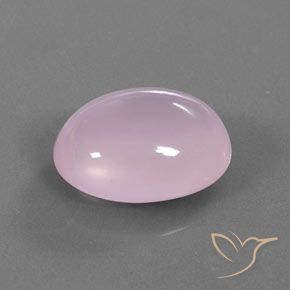 9,17 ctw natürlicher Kaugummi Rosa Rosenquarz, Oval, Transparent
