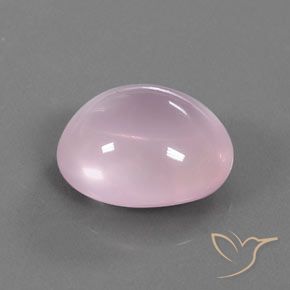 9,17 ctw natürlicher hellrosa Rosenquarz, Oval, Transparent