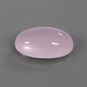 15,46 ctw natürlicher rosafarbener Rosenquarz, Oval Schliff, Transparent