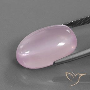 9,17 ctw natürlicher hellrosa Rosenquarz, Oval, Transparent