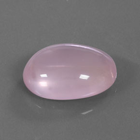 9,17 ctw natürlicher Kaugummi Rosa Rosenquarz, Oval Schliff, Transparent