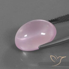 9,17 ctw natürlicher Mittelrosa Rosenquarz, Oval, Transparent