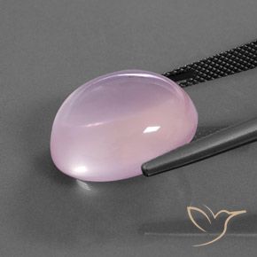 9,17 ctw natürlicher hellrosa Rosenquarz, Oval, Transparent
