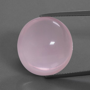 9,17 ctw natürlicher Pink Rosenquarz, Oval Schliff, Transparent