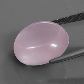 9,17 ctw natürlicher Pink Rosenquarz, Oval Schliff, Transparent