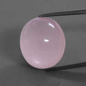 24,19 ctw natürlicher rosafarbener Rosenquarz, Transparent, Transparent / Lichtdurchlässig
