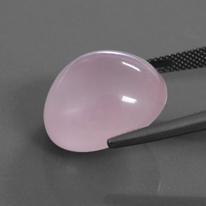 24,19 ctw natürlicher rosafarbener Rosenquarz, Transparent, Transparent / Lichtdurchlässig
