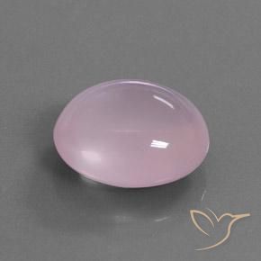 18,77 ctw natürlicher rosafarbener Rosenquarz, Oval Schliff, Transparent