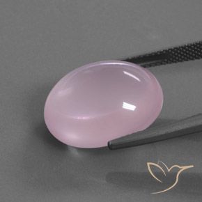 9,17 ctw natürlicher Mittelrosa Rosenquarz, Oval, Transparent