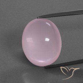 16.18ct Natürlicher rose-rosa Rosenquarz, Oval, Transparent